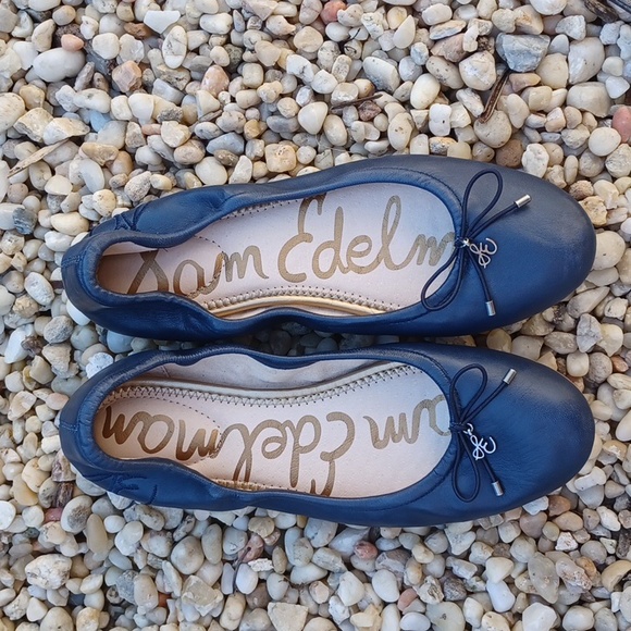 Sam Edelman Shoes - Like new Sam Edelman Felicia navy, ballet flat. Sz 7M.